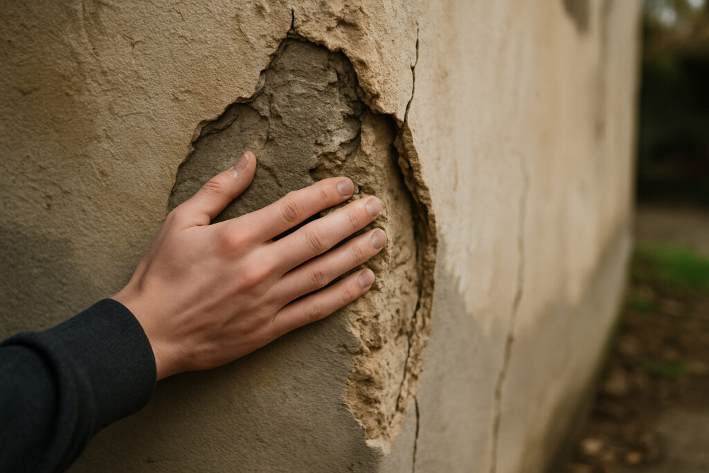 Штукатурка разрушение